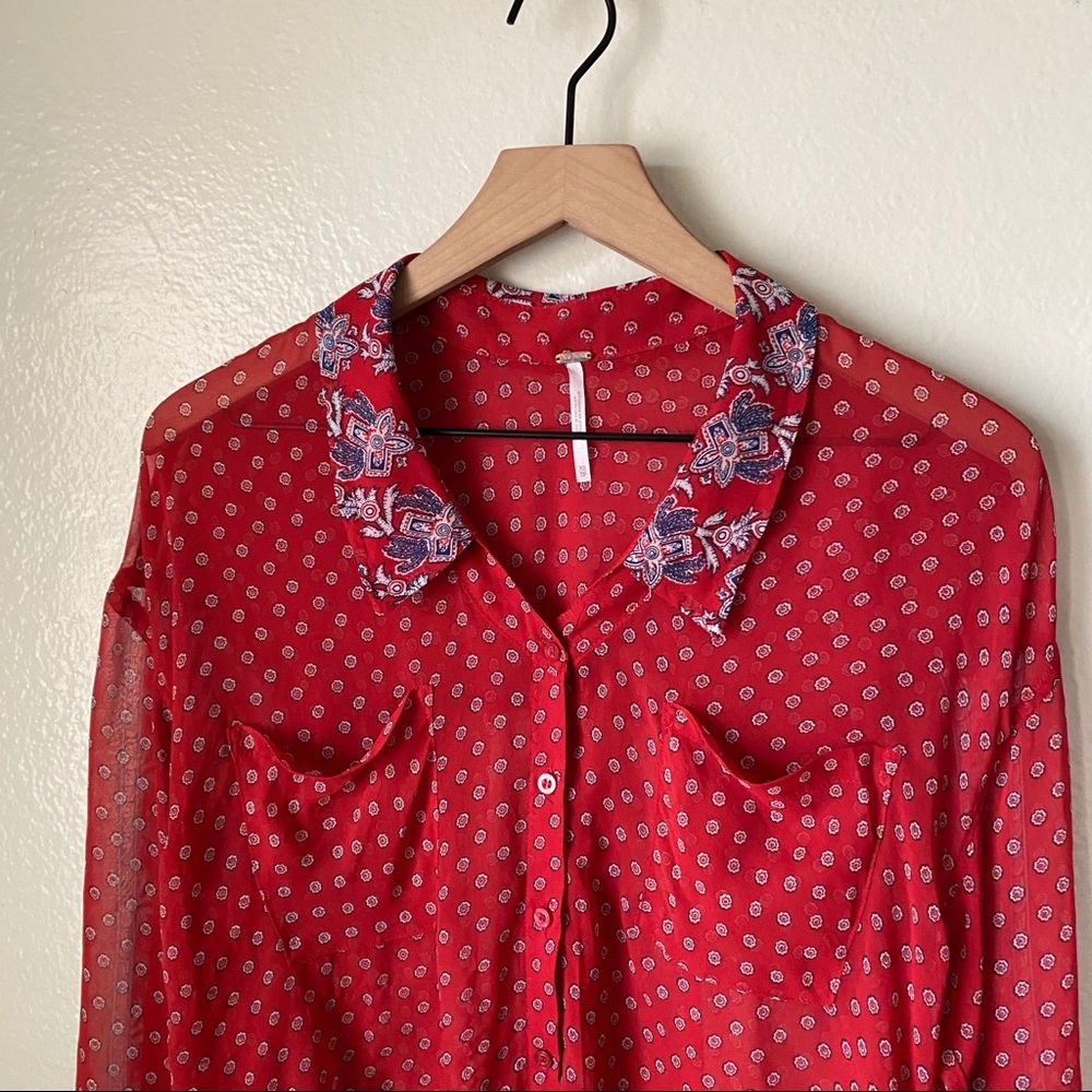 Free People | Easy Rider Blouse - Picture 2 of 8